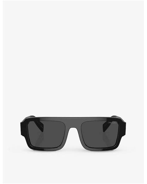 Prada PR A05S Rectangle Sunglasses .